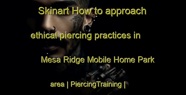 Skinart How to approach ethical piercing practices in Mesa Ridge Mobile Home Park area | PiercingTraining | PiercingClasses | SkinartTraining-United States